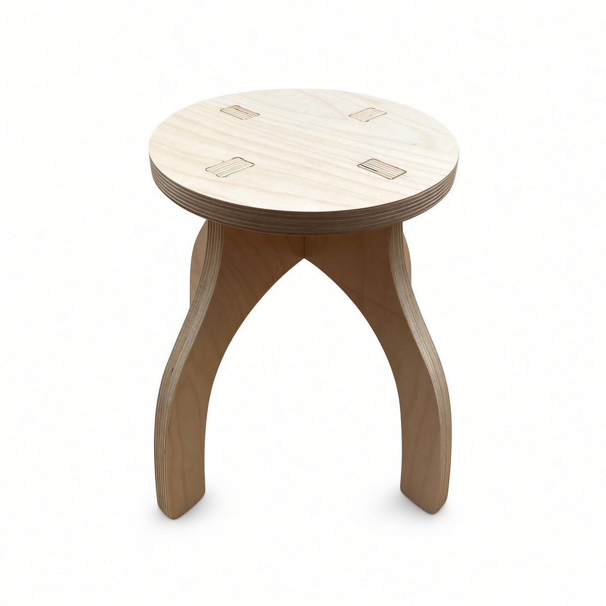 Drevená stolička - hokerlík 30 cm